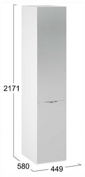 Шкаф для белья Глосс СМ-319.07.002 в Покачах - pokachi.ok-mebel.com | фото 4