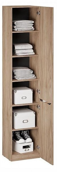 Шкаф для белья Глосс СМ-319.07.012 в Покачах - pokachi.ok-mebel.com | фото 2