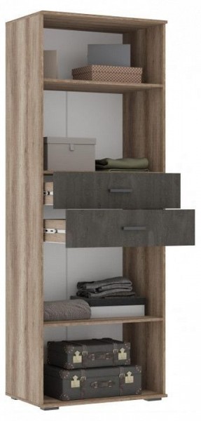 Шкаф для белья Паркинс в Покачах - pokachi.ok-mebel.com | фото 2
