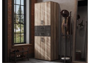Шкаф для белья Паркинс в Покачах - pokachi.ok-mebel.com | фото 4