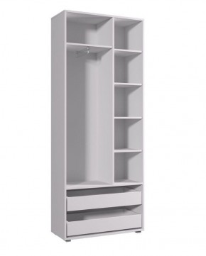 Шкаф ДМ 800 с 2-мя ящиками (белый) в Покачах - pokachi.ok-mebel.com | фото 2