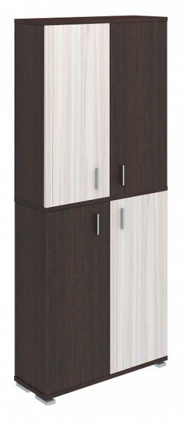 Шкаф книжный Домино ПУ-30-3 в Покачах - pokachi.ok-mebel.com | фото