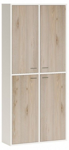 Шкаф книжный Домино СУ(ш2в2)+4ФГ в Покачах - pokachi.ok-mebel.com | фото