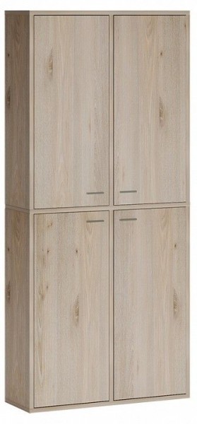 Шкаф книжный Домино СУ(ш2в2)+4ФГ в Покачах - pokachi.ok-mebel.com | фото