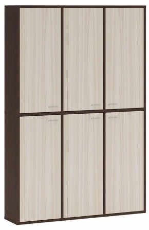 Шкаф книжный Домино СУ(ш3в2)+6ФГ в Покачах - pokachi.ok-mebel.com | фото