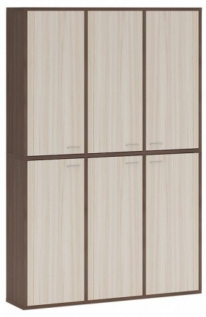Шкаф книжный Домино СУ(ш3в2)+6ФГ в Покачах - pokachi.ok-mebel.com | фото