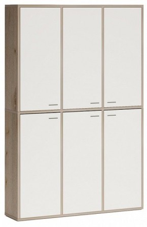 Шкаф книжный Домино СУ(ш3в2)+6ФГ в Покачах - pokachi.ok-mebel.com | фото