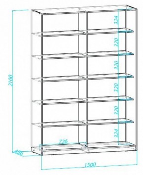 Шкаф книжный Мама в Покачах - pokachi.ok-mebel.com | фото 5