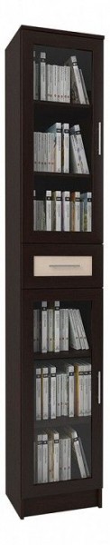 Шкаф книжный Мебелайн-18 в Покачах - pokachi.ok-mebel.com | фото