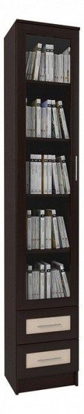 Шкаф книжный Мебелайн-34 в Покачах - pokachi.ok-mebel.com | фото