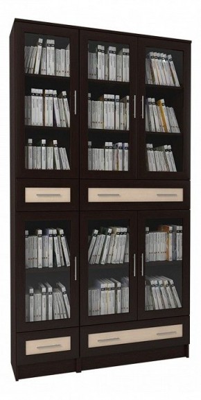 Шкаф книжный Мебелайн-44 в Покачах - pokachi.ok-mebel.com | фото