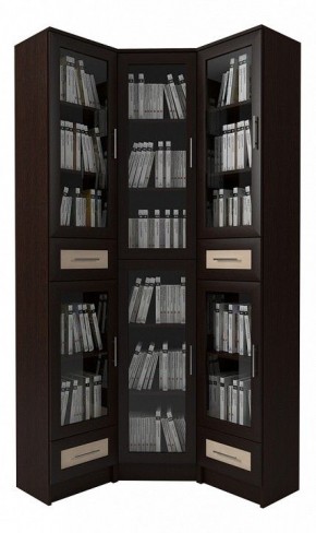 Шкаф книжный Мебелайн-46 в Покачах - pokachi.ok-mebel.com | фото