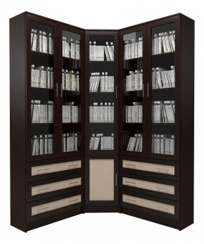 Шкаф книжный Мебелайн-55 в Покачах - pokachi.ok-mebel.com | фото