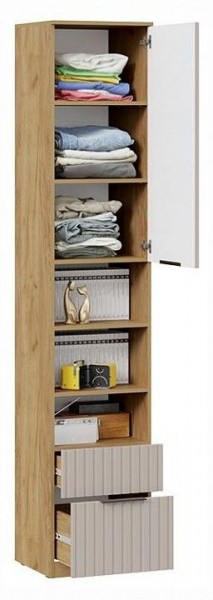 Шкаф комбинированный Хилтон Исп. 2 в Покачах - pokachi.ok-mebel.com | фото 3