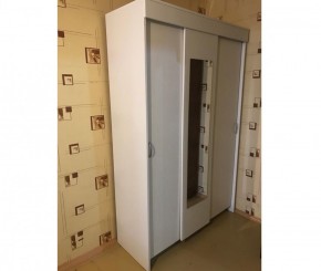 Шкаф-купе Бассо 1300 (Белый) в Покачах - pokachi.ok-mebel.com | фото 3