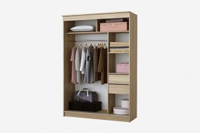 Шкаф-купе Фаворит 1.5 серия Альянс (дуб сонома) в Покачах - pokachi.ok-mebel.com | фото 2