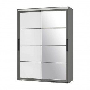 Шкаф-купе Крафт-6 1.6 м ШКК-06 (графит) в Покачах - pokachi.ok-mebel.com | фото 3