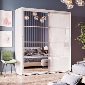 Шкаф-купе Крафт-6 1.6 м ШКК-06 (ясень белый) в Покачах - pokachi.ok-mebel.com | фото