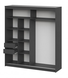 Шкаф-купе ШКП 3 МАКС (2000) Графит серый в Покачах - pokachi.ok-mebel.com | фото 3