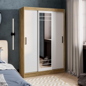 Шкаф-купе Тео ШКК-02 (крафт/белый) в Покачах - pokachi.ok-mebel.com | фото