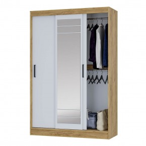 Шкаф-купе Тео ШКК-02 (крафт/белый) в Покачах - pokachi.ok-mebel.com | фото 3