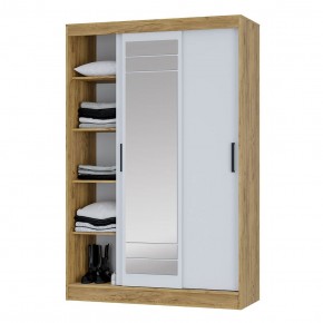 Шкаф-купе Тео ШКК-02 (крафт/белый) в Покачах - pokachi.ok-mebel.com | фото 4