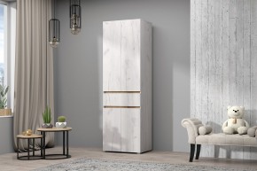 Шкаф Лиана (Дуб Крафт Белый/Дуб Крафт Золотой) в Покачах - pokachi.ok-mebel.com | фото