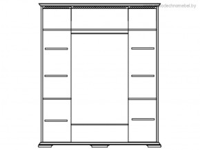 Шкаф Лика (ММ 137-01/04Б) без зеркал в Покачах - pokachi.ok-mebel.com | фото 2