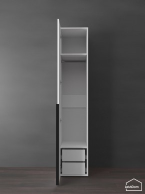 Шкаф Linnea MHR-1-3 2050х400х510 (Белый-М 11.1.1) в Покачах - pokachi.ok-mebel.com | фото 6
