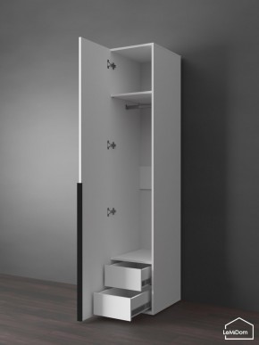 Шкаф Linnea MHR-1-3 2050х400х510 (Белый-М 11.1.1) в Покачах - pokachi.ok-mebel.com | фото 7