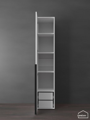 Шкаф Linnea MHR-1-3 2050х400х510 (Белый-М 11.1.2) в Покачах - pokachi.ok-mebel.com | фото 7