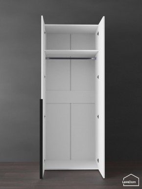 Шкаф Linnea MHR-2 2050х800х510 (Белый-М 11.1.2) в Покачах - pokachi.ok-mebel.com | фото 4
