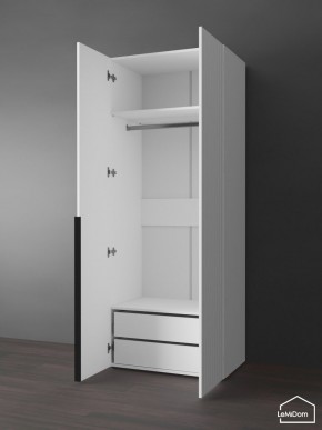 Шкаф Linnea MHR-2-3 2050х800х510 (Белый-М 11.1.2) в Покачах - pokachi.ok-mebel.com | фото 6