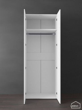 Шкаф Linnea MHR-2PO 2050х800х510 (Белый-М 11.1.2) в Покачах - pokachi.ok-mebel.com | фото 4
