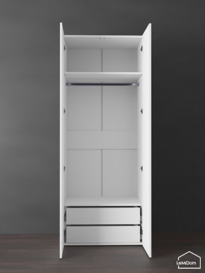 Шкаф Linnea MHR-2PO-3 2050х800х510 (Белый-М 11.1.2) в Покачах - pokachi.ok-mebel.com | фото 4
