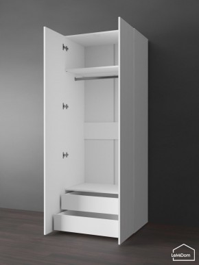 Шкаф Linnea MHR-2PO-3 2050х800х510 (Белый-М 11.1.2) в Покачах - pokachi.ok-mebel.com | фото 5