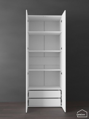 Шкаф Linnea MHR-2PO-4 2050х800х510 (Белый-М 11.1.2) в Покачах - pokachi.ok-mebel.com | фото 5