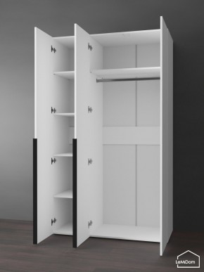 Шкаф Linnea MHR-3-1 2050х1200х510 (Белый-М 11.1.2) в Покачах - pokachi.ok-mebel.com | фото 5