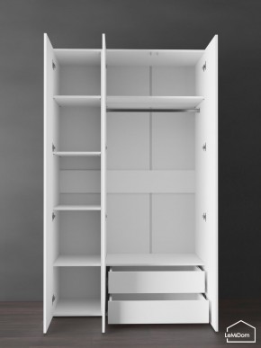 Шкаф Linnea MHR-3PO-2 2050х1200х510 (Белый-М 11.1.1) в Покачах - pokachi.ok-mebel.com | фото 5