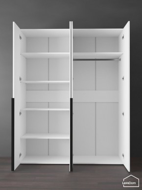 Шкаф Linnea MHR-4-1 2050х1600х510 (Белый-М 11.1.2) в Покачах - pokachi.ok-mebel.com | фото 4