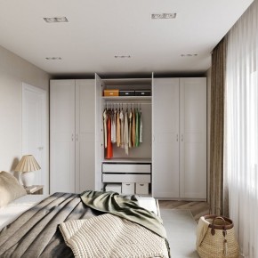 Шкаф МАКС двухдверный широкий, цвет белый в Покачах - pokachi.ok-mebel.com | фото 3