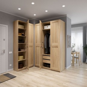 Шкаф МАКС однодверный узкий, цвет Дуб Сонома в Покачах - pokachi.ok-mebel.com | фото 4
