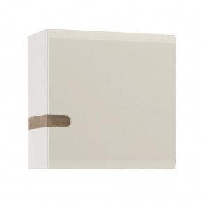Шкаф навесной 1D/TYP 65, LINATE ,цвет белый/сонома трюфель в Покачах - pokachi.ok-mebel.com | фото 2