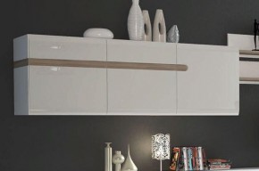 Шкаф навесной 3D/TYP 67, LINATE ,цвет белый/сонома трюфель в Покачах - pokachi.ok-mebel.com | фото 3