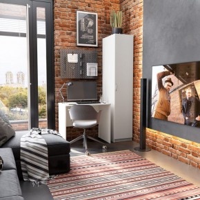 Шкаф ОРИОН однодверный, цвет белый в Покачах - pokachi.ok-mebel.com | фото 4