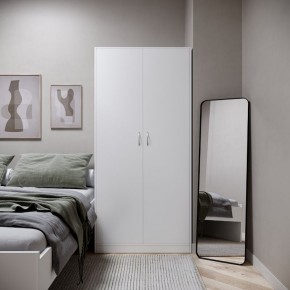 Шкаф ПЕГАС двухдверный, цвет белый в Покачах - pokachi.ok-mebel.com | фото 4