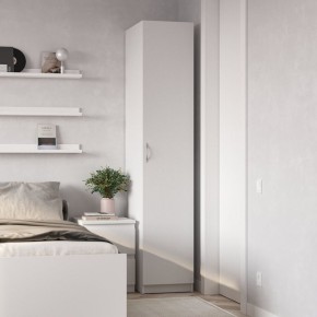Шкаф ПЕГАС однодверный, цвет белый в Покачах - pokachi.ok-mebel.com | фото 4