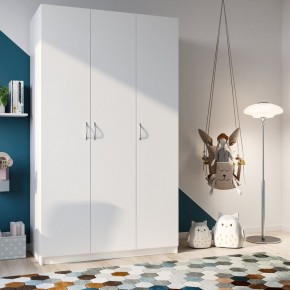 Шкаф ПЕГАС трехдверный, цвет белый в Покачах - pokachi.ok-mebel.com | фото 2