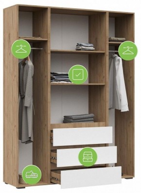 Шкаф платяной Элла в Покачах - pokachi.ok-mebel.com | фото 4