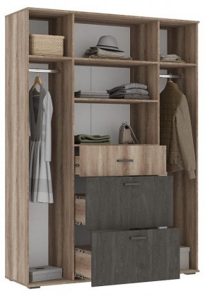 Шкаф платяной Паркинс в Покачах - pokachi.ok-mebel.com | фото 2